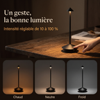 Lampe tactile : intensité réglable de 10 à 100 % et trois teintes